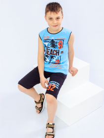 Костюм Носи своє модель 6185-057-33-golubij-chornij Фото