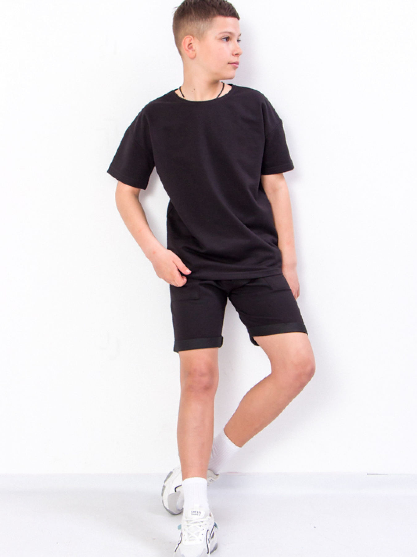 Повседневный костюм Носи своє модель 6380-057-chornij Фото