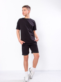 Повседневный костюм Носи своє модель 6380-057-chornij Повседневный костюм Носи своє модель 6380-057-chornij Фото