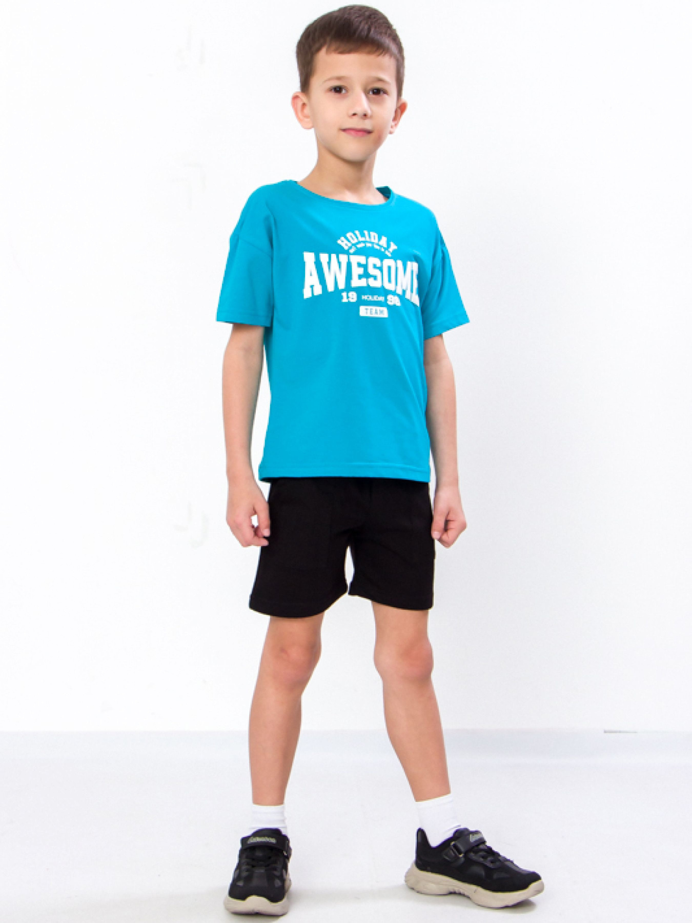 Повседневный костюм Носи своє модель 6379-057-33-qskravo-bryuzovij-chornij Фото