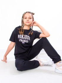 Повседневный костюм Носи своє модель 6335-057-33-chornilxno-sinj Фото