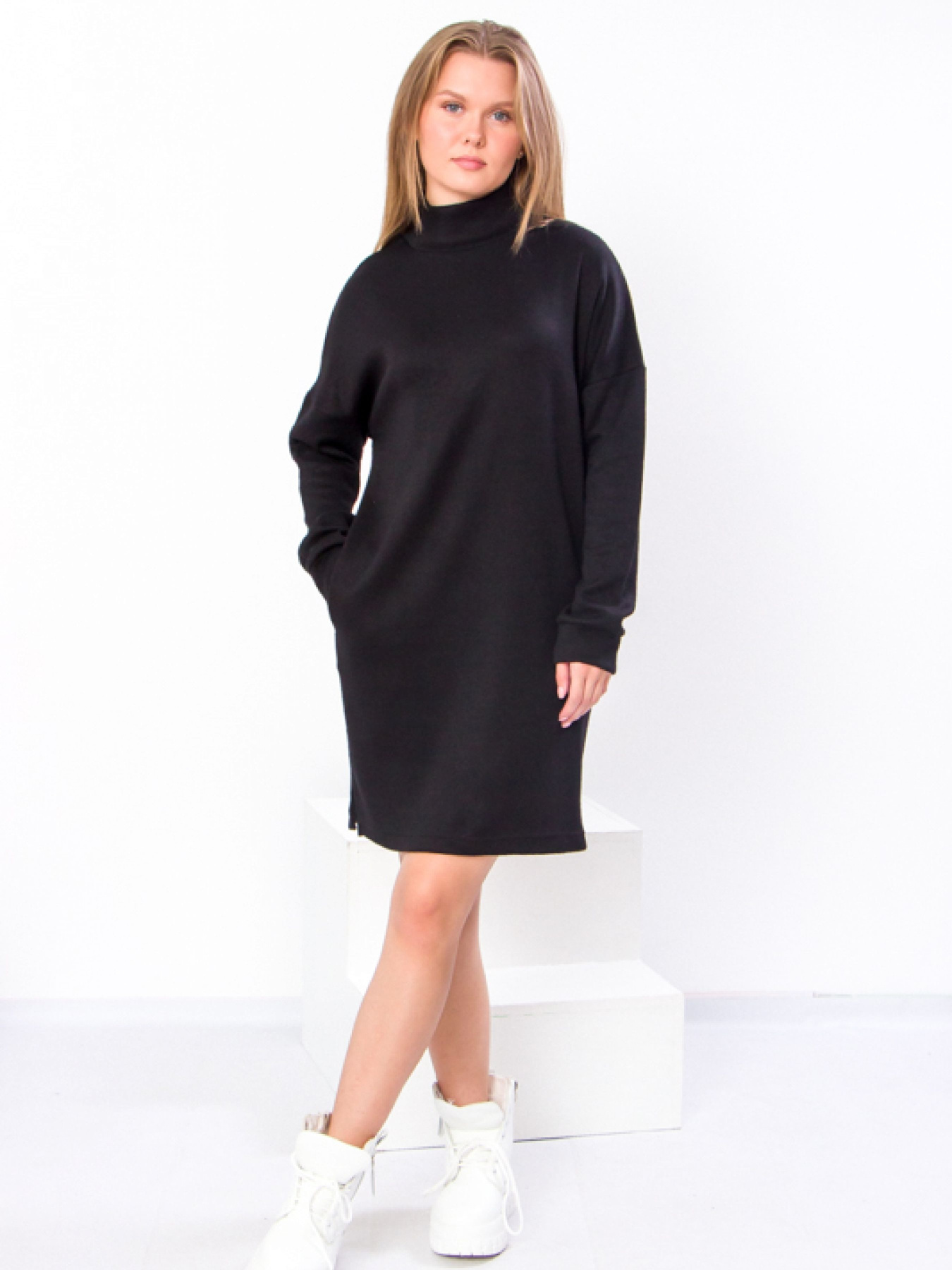 Платье мини Носи своє модель 8163-094-chornij Фото