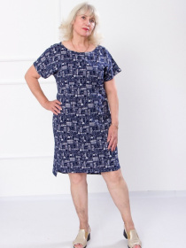 Сукня міді Носи своє модель 8124-002-nadpisi Фото