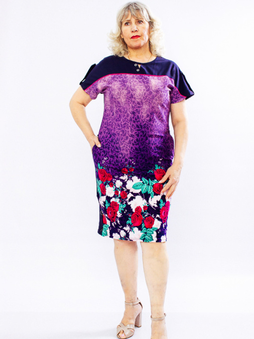 Платье мини Носи своє модель 8053-005-troqnda-na-foletovomu Фото