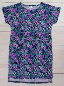 Сукня міні Носи своє модель 8124-005-kvtochki-foletovij Фото