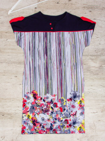 Платье мини Носи своє модель 8053-005-chervona-smuzhka-kvti Фото