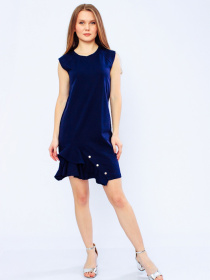 Платье мини Носи своє модель 8141-057-chornilxno-sinj Фото