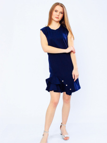 Платье мини Носи своє модель 8141-057-chornilxno-sinj Фото