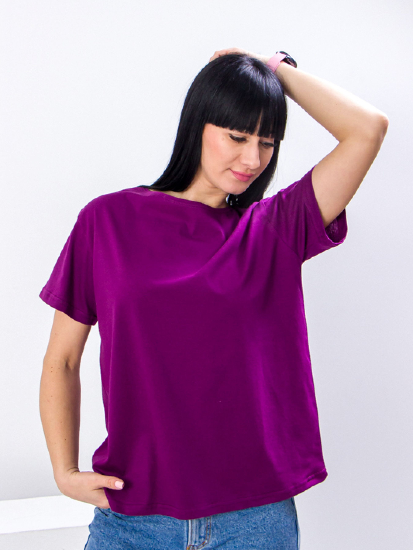 Футболка Носи своє модель 8127-001-baklazhan Фото