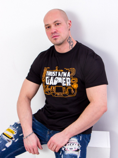 Футболка Носи своє модель 8073G-gamer-chornij — фото - INTERTOP