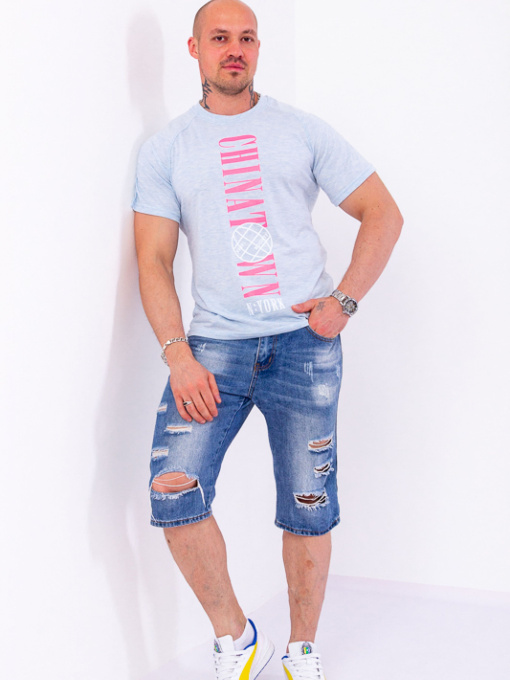 Футболка Носи своє модель 8010-001-33-blakitnij-melanzh Фото