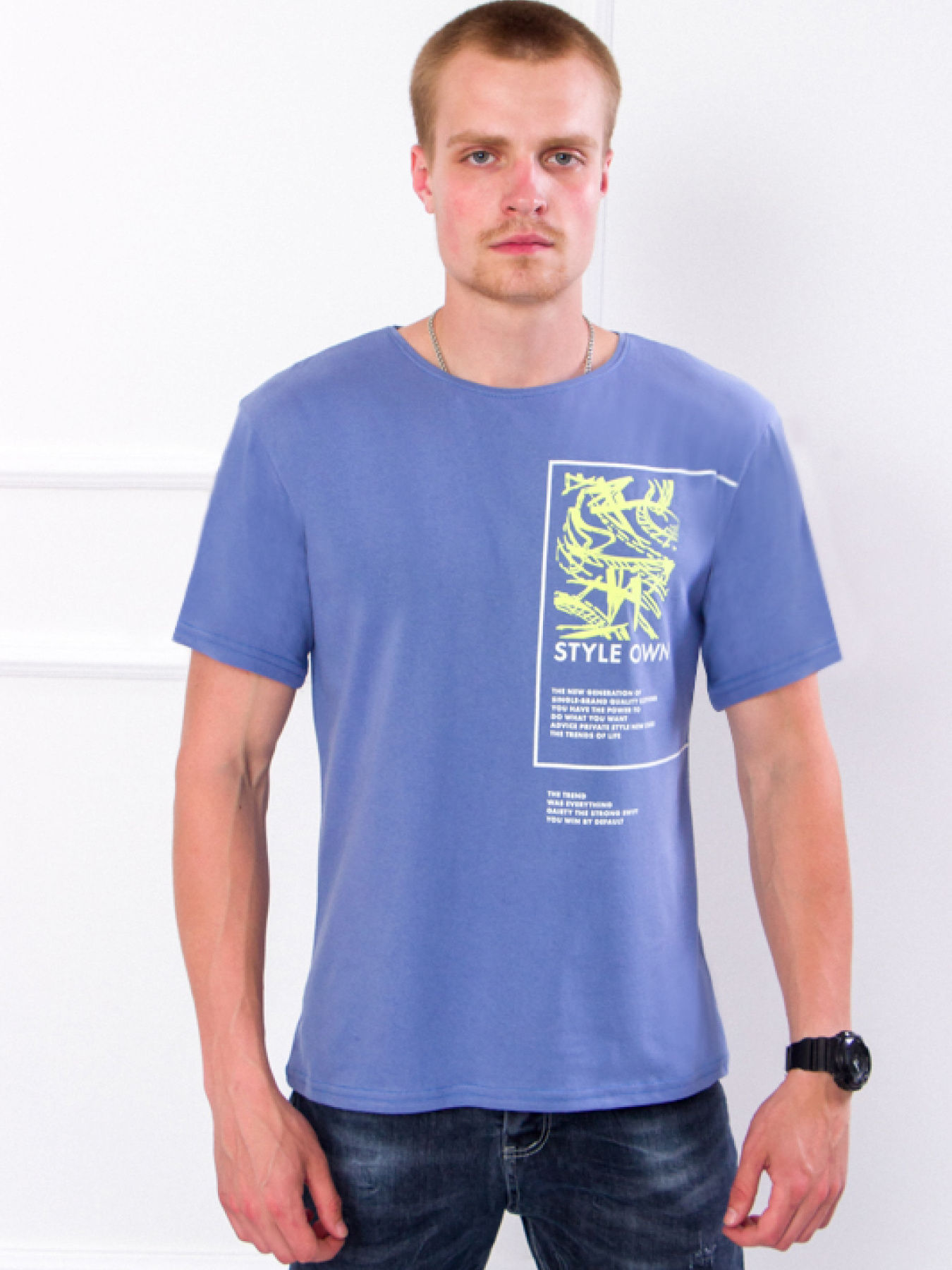 Футболка Носи своє модель 8012-001-33-blakitnij Фото