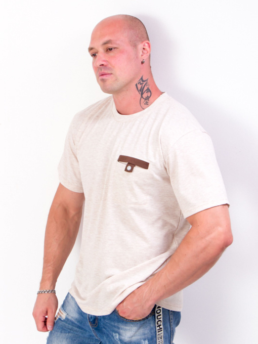 Футболка Носи своє модель 8144-090-korichnevij-melanzh Фото