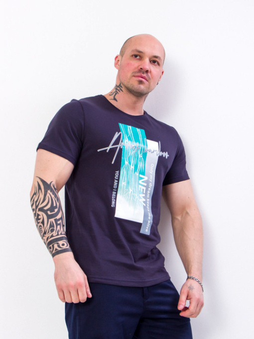 Футболка Носи своє модель 8073-001-33-chornilxno-sinj Фото