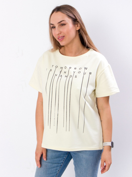 Футболка Носи своє модель 8127-057-33-molochnij Фото