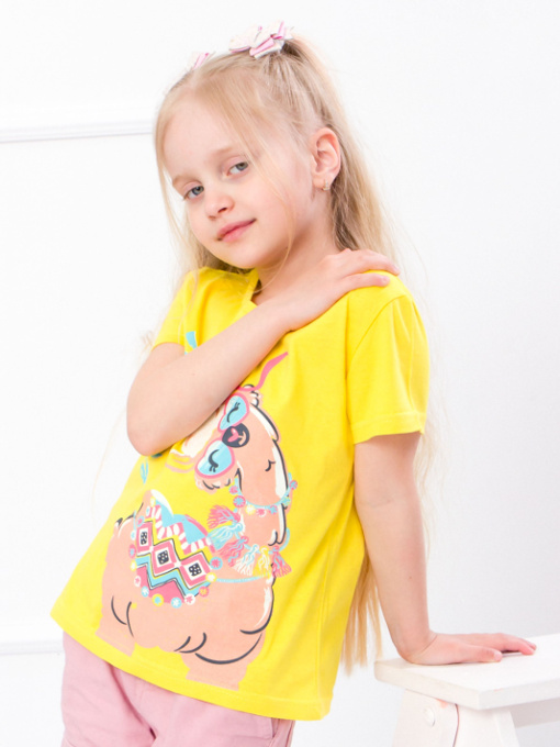 Футболка Носи своє модель 6012-2-zhovtij-lama Фото