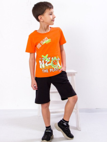 Футболка Носи своє модель 6021-001-33-1-4-pomaranchevij-smajl Фото