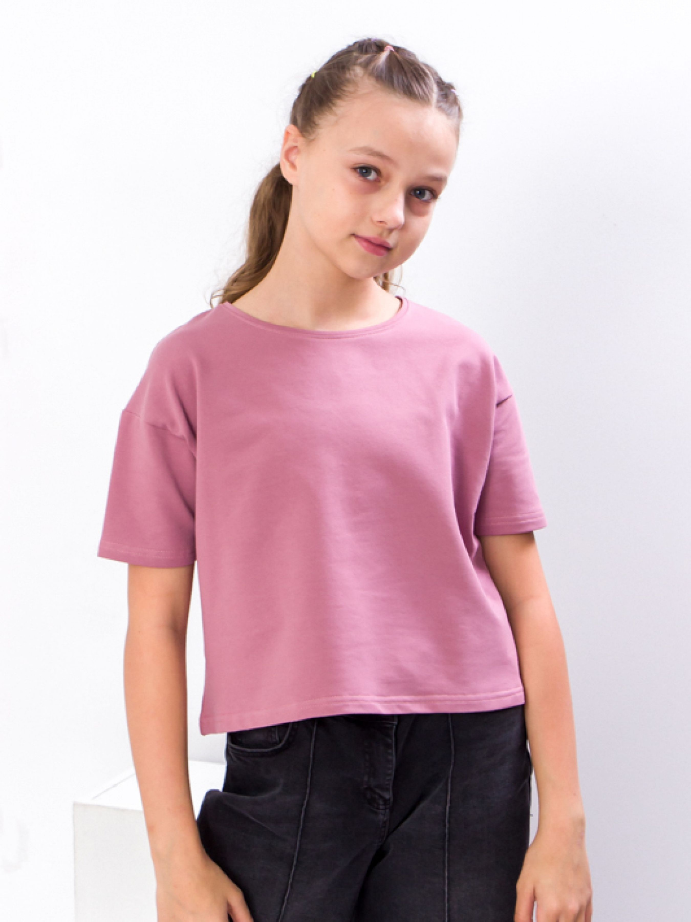 Футболка Носи своє модель 6249-057-temno-pudrovij Фото