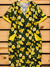 Халат Носи своє модель 8055-005-tyulxpani-zhovtij Халат Носи своє модель 8055-005-tyulxpani-zhovtij Фото