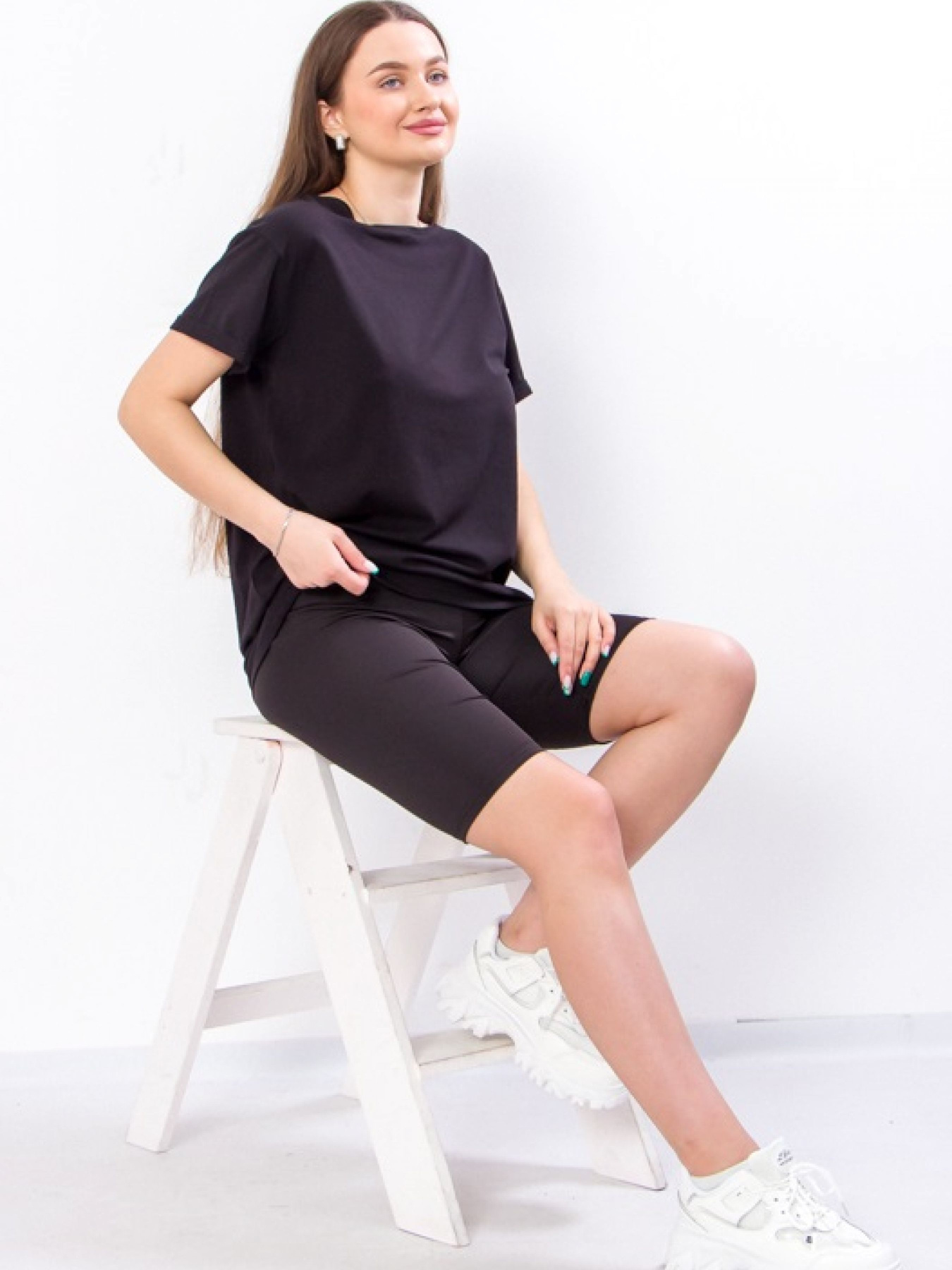 Велосипедки Носи своє модель 8126-079-2-chornij Фото