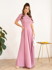 Платье макси ISSA Plus модель 13995_lilac Фото