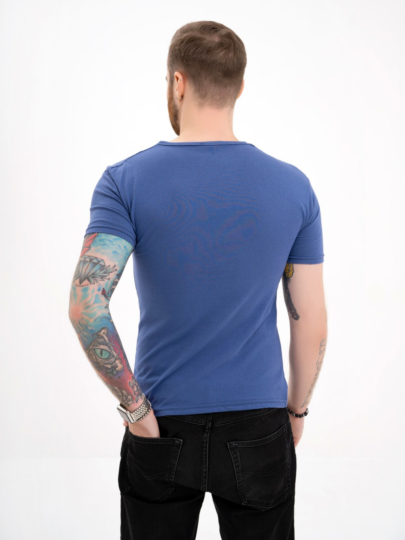 Футболка ISSA Plus модель GN4-120_blue Фото