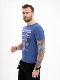 Футболка ISSA Plus модель GN4-120_blue Фото