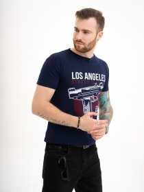 Футболка ISSA Plus модель GN4-120_darkblue Фото