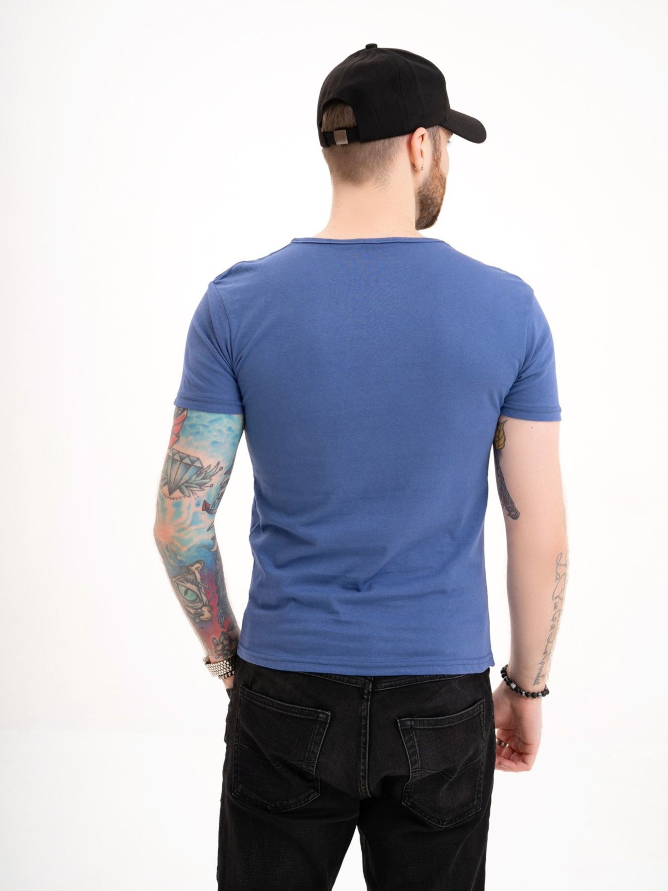 Футболка ISSA Plus модель GN4-122_blue Фото