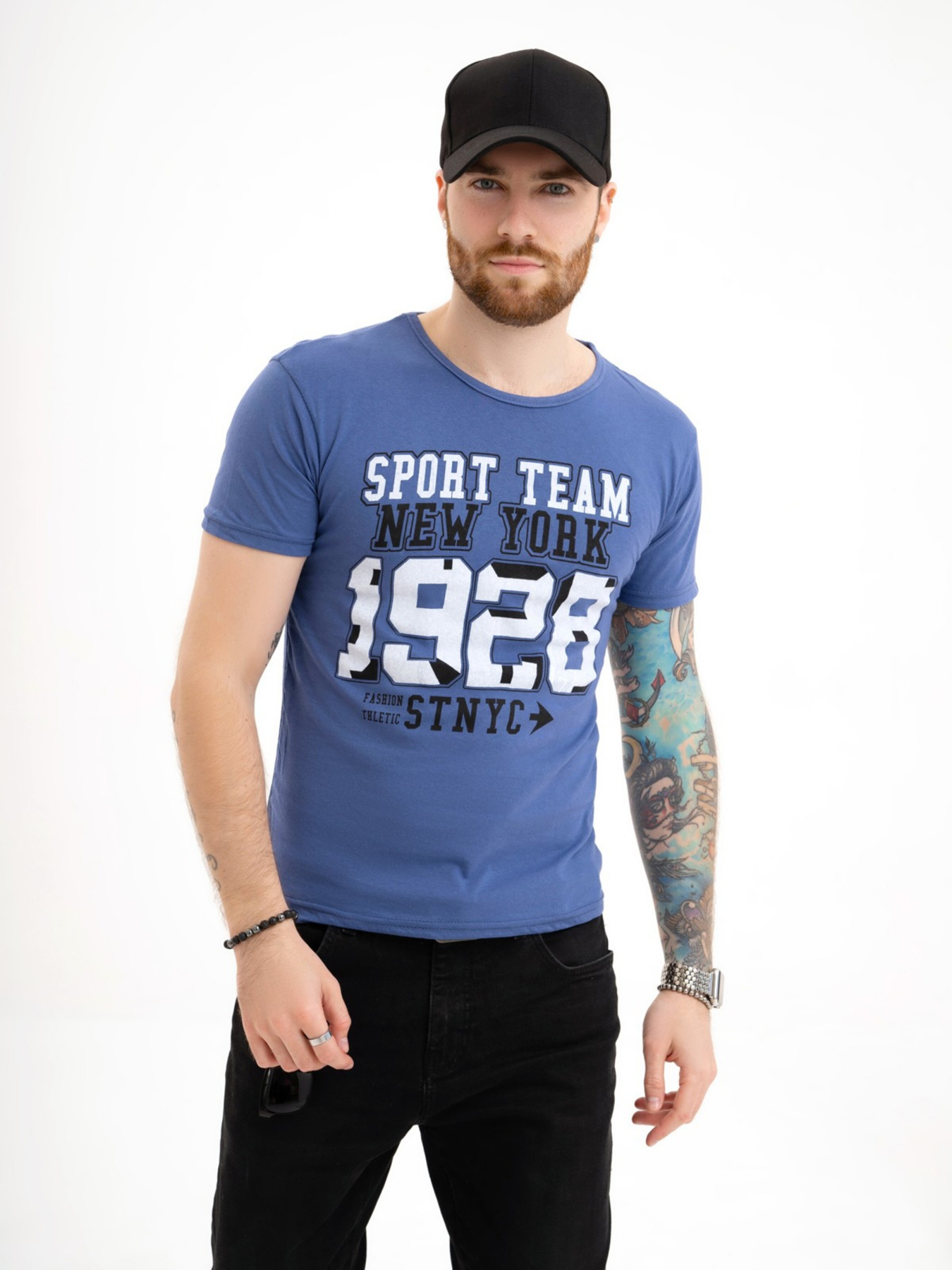 Футболка ISSA Plus модель GN4-122_blue Фото