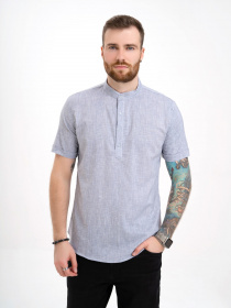 Рубашка ISSA Plus модель GN4-130_blue Фото