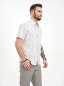 Рубашка повседневная ISSA Plus модель GN4-131_grey Рубашка повседневная ISSA Plus модель GN4-131_grey Фото