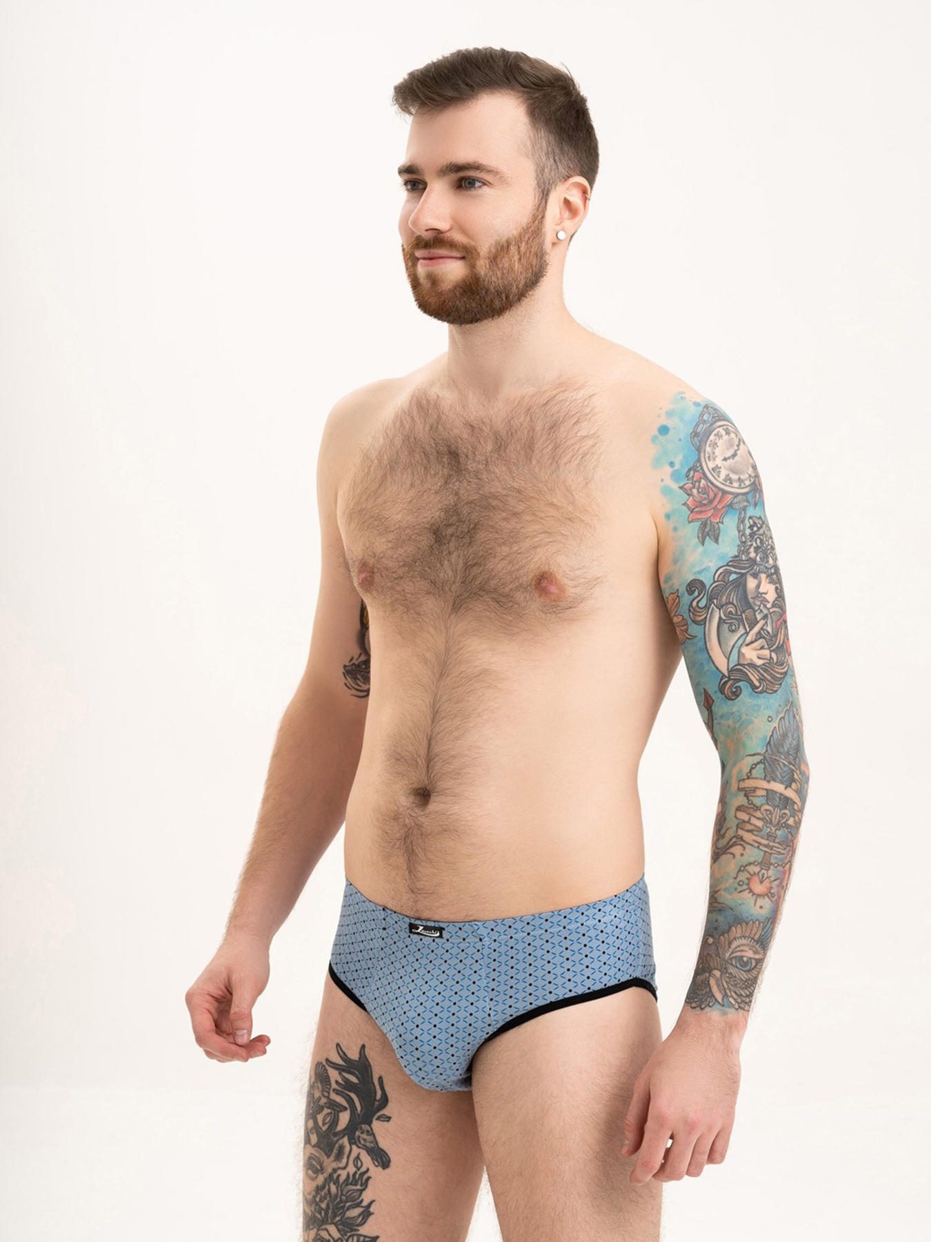 Трусы ISSA Plus модель GN5-191_lightblue Фото