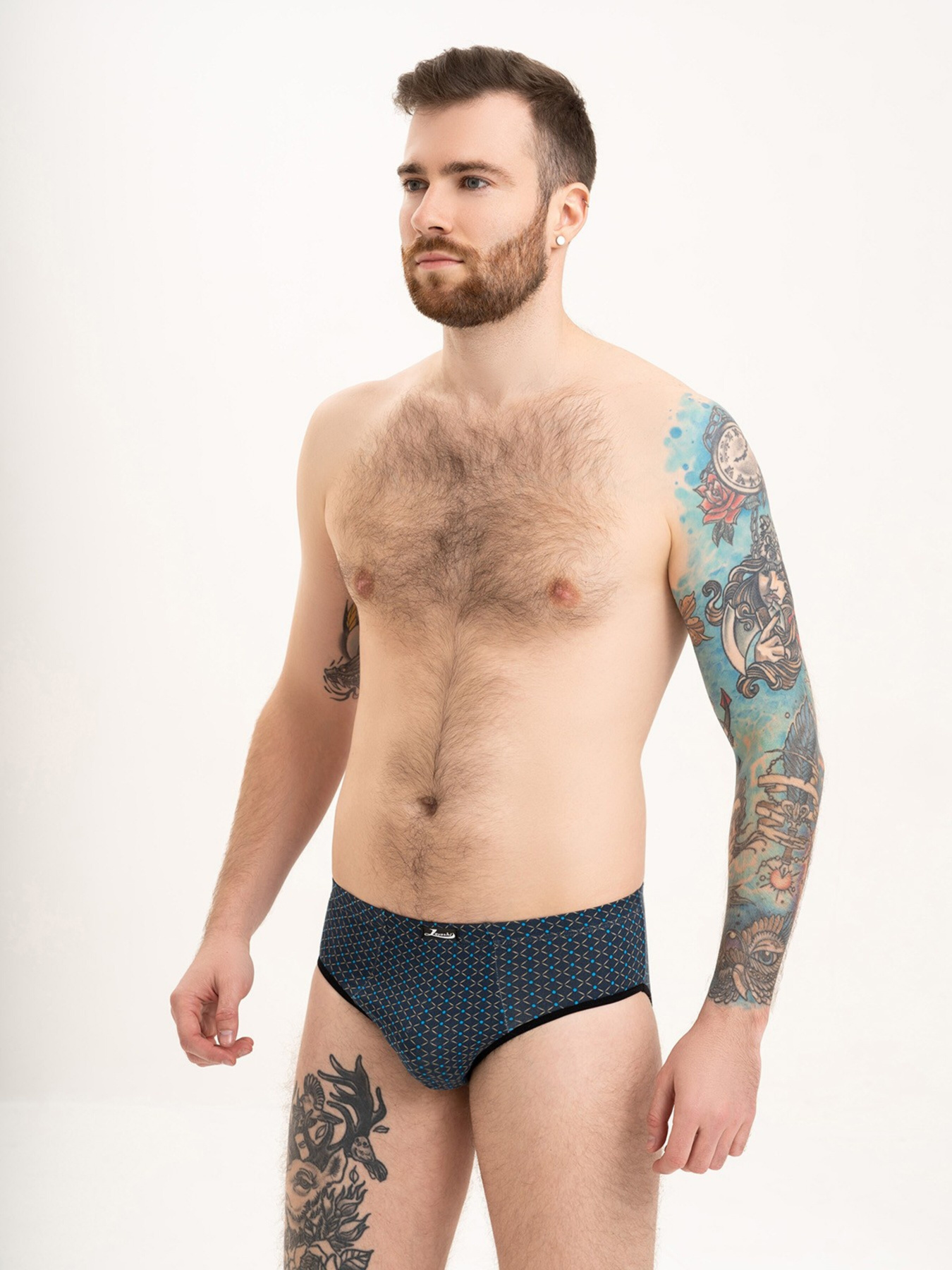 Трусы ISSA Plus модель GN5-191_blue Фото