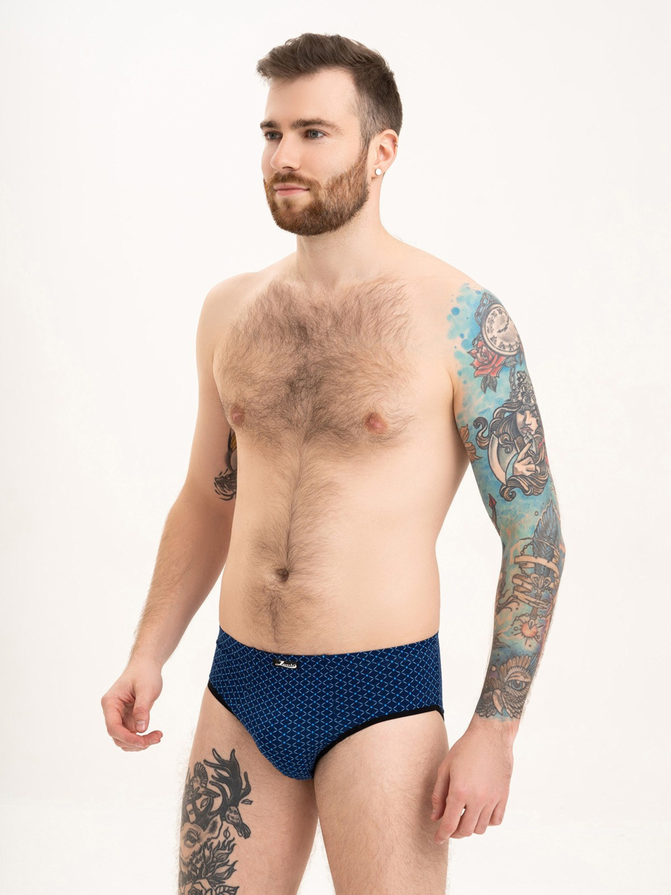 Трусы ISSA Plus модель GN5-191_darkblue Фото