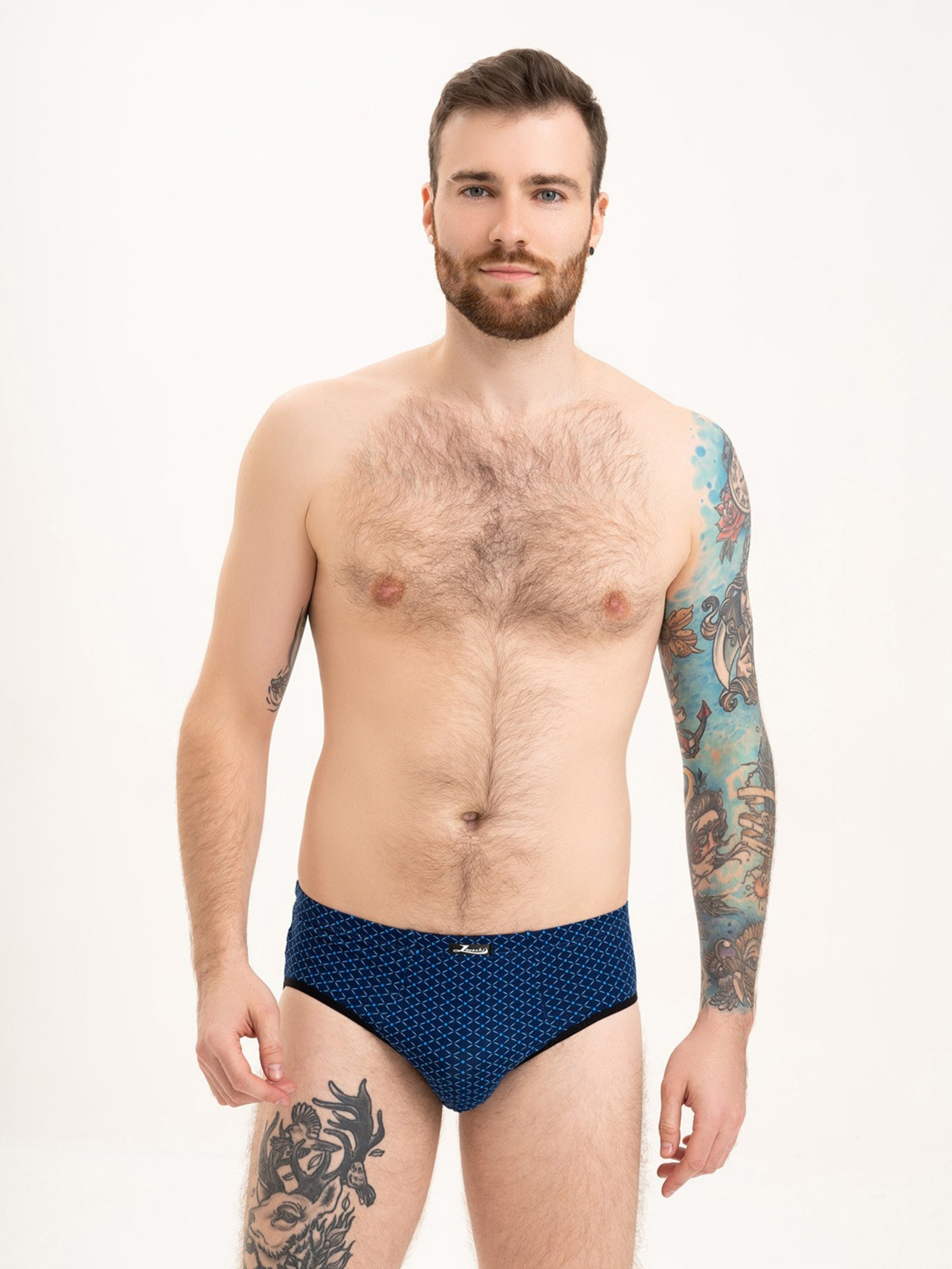 Трусы ISSA Plus модель GN5-191_darkblue Фото