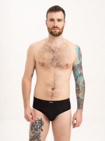 Трусы ISSA Plus модель GN5-191_black Фото