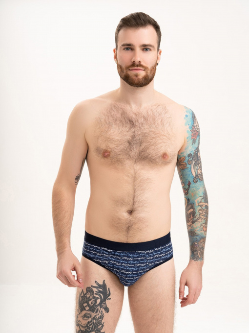 Трусы ISSA Plus модель GN5-193_darkblue Фото