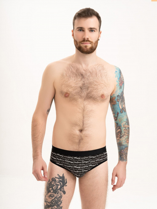 Трусы ISSA Plus модель GN5-193_black Фото