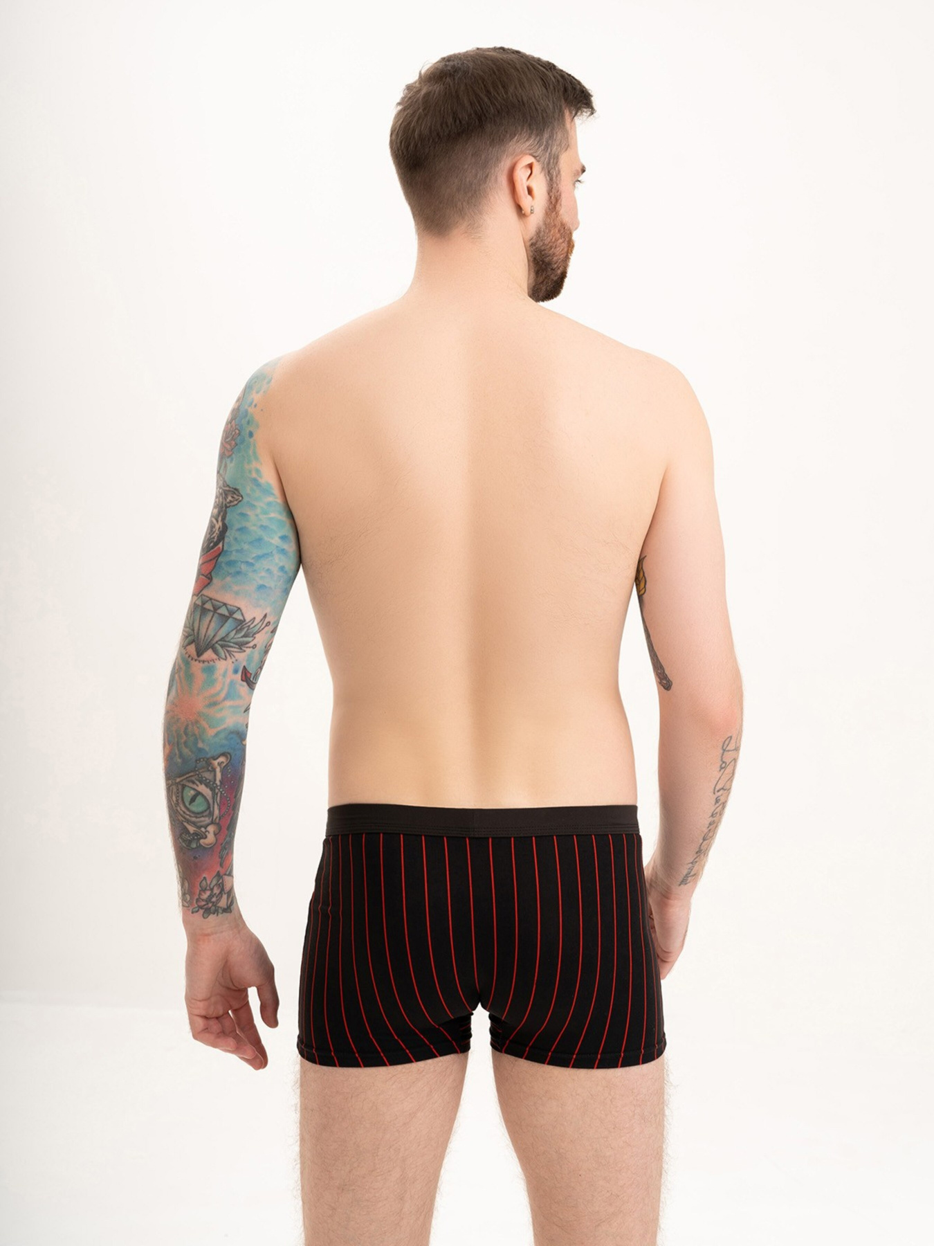 Трусы ISSA Plus модель GN5-198_blackred Фото