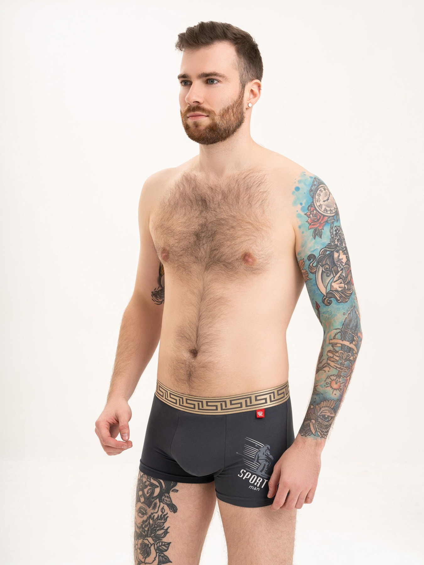 Трусы ISSA Plus модель GN5-199_darkgray Трусы ISSA Plus модель GN5-199_darkgray Фото