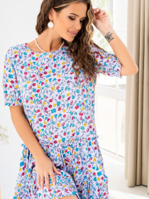 Платье мини ISSA Plus модель 14007_multicolor Фото