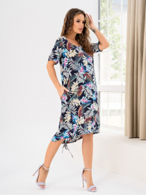 Платье мини ISSA Plus модель 14017_multicolor Фото