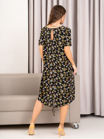 Платье мини ISSA Plus модель 14019_black Фото