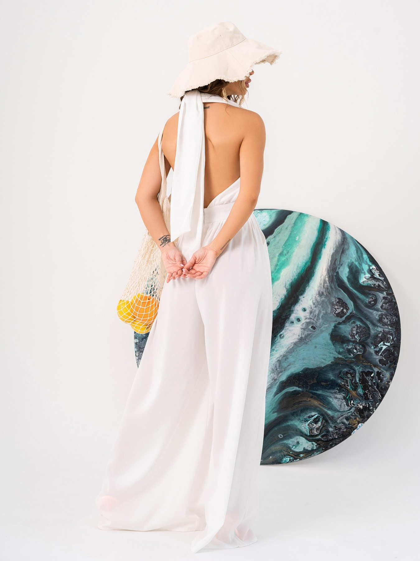 Комбінезон ISSA Plus модель 14020_white Фото