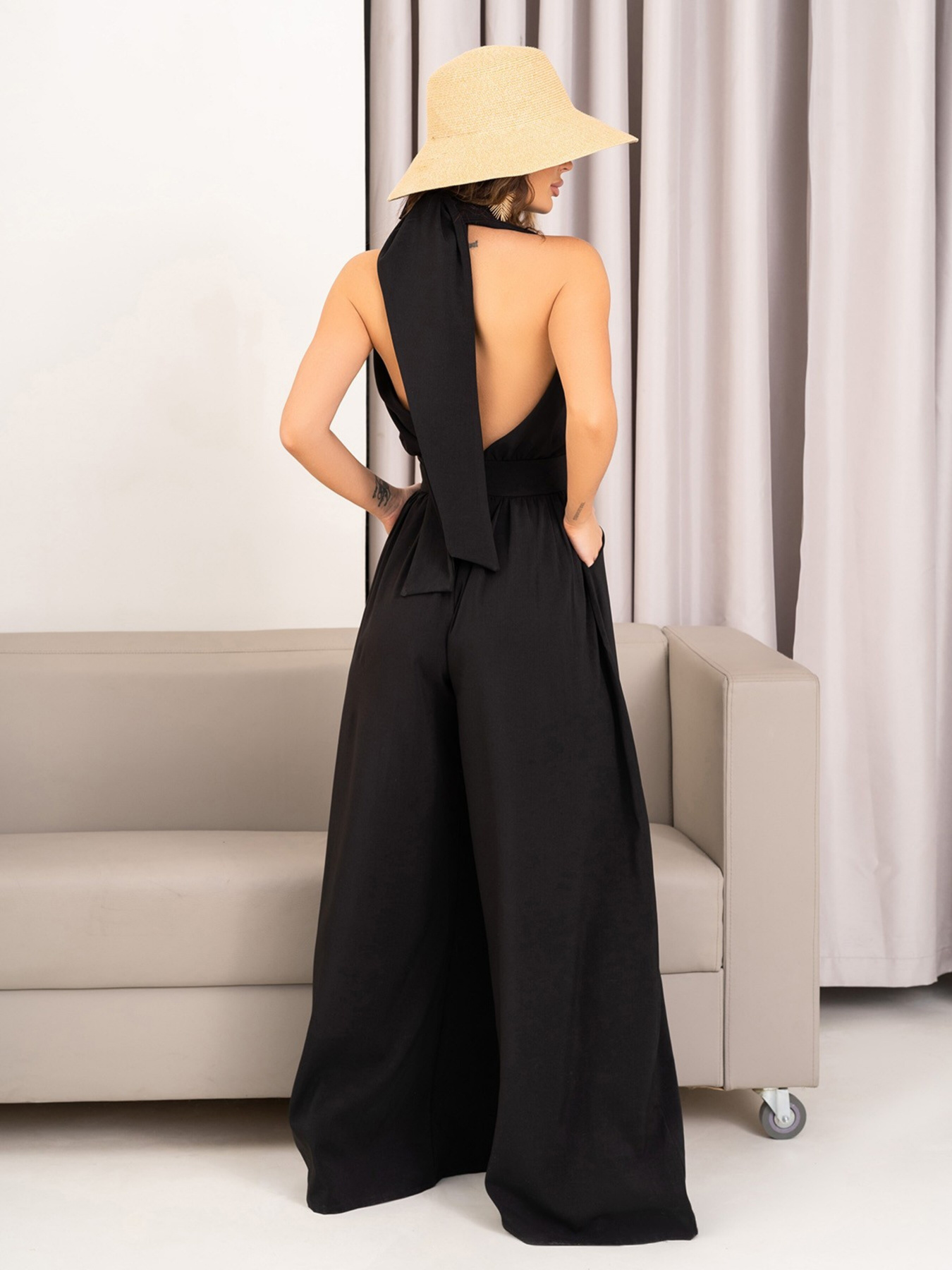 Комбінезон ISSA Plus модель 14020_black Фото