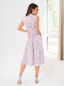 Сукня міді ISSA Plus модель 14036_white Фото