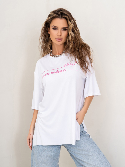 Футболка ISSA Plus модель 14038_white Фото