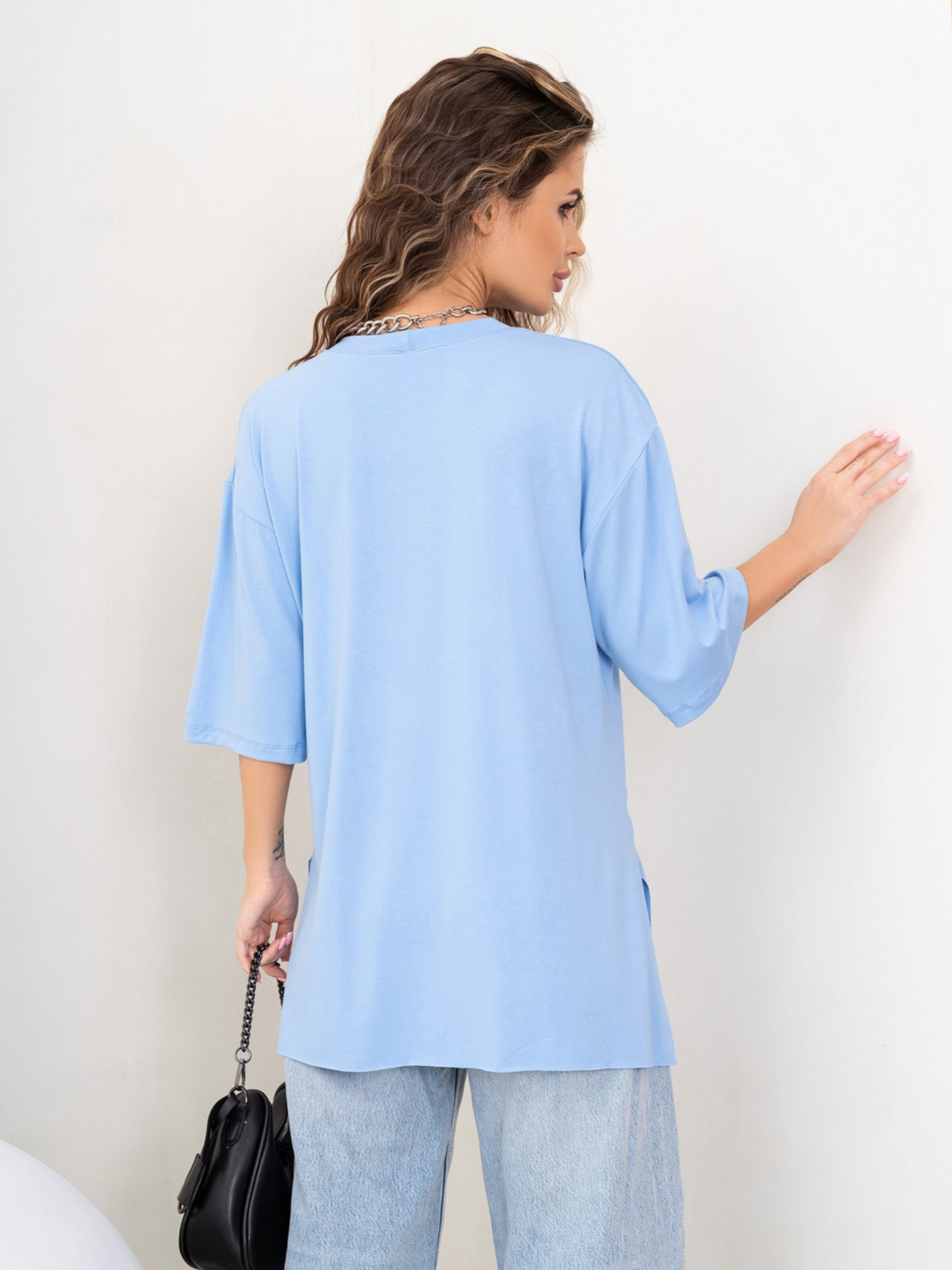 Футболка ISSA Plus модель 14038_blue Фото