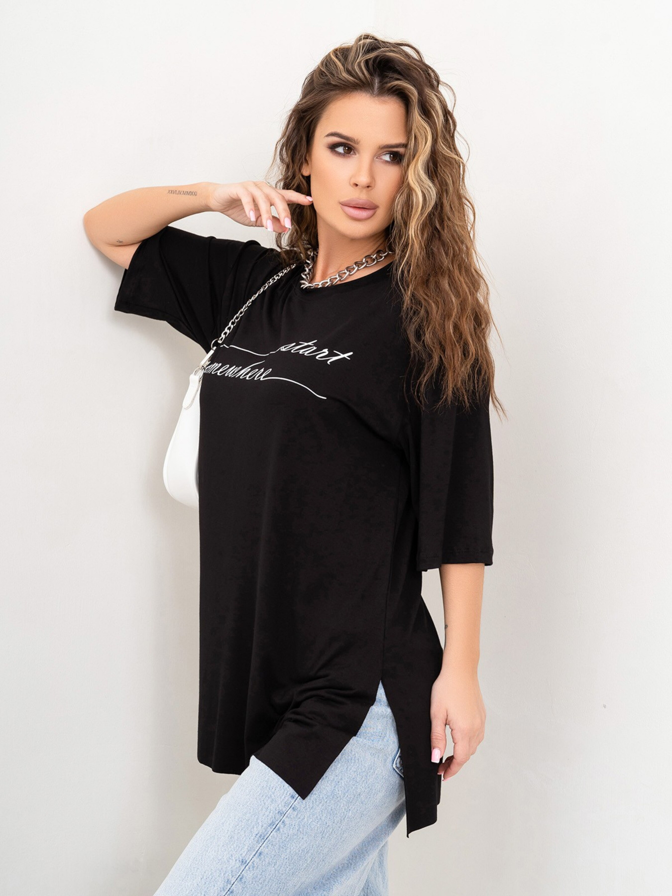 Футболка ISSA Plus модель 14038_black Фото